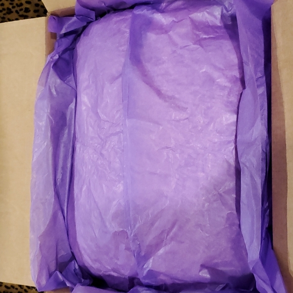 Frank & Lulu Light Pink Shaggy Faux Fur Heart Shapef Throw Pillow - Picture 7 of 7